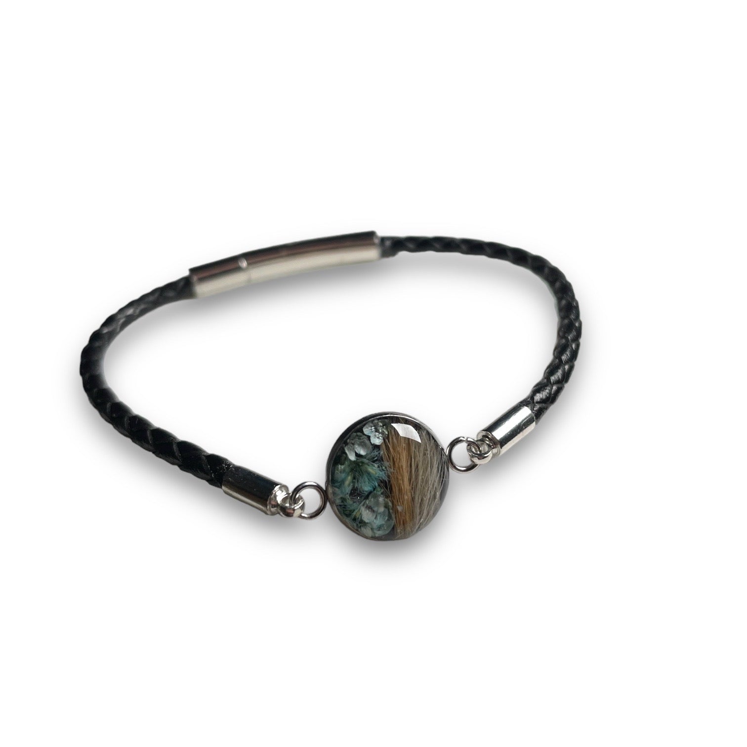 Lederarmband Edelstahl