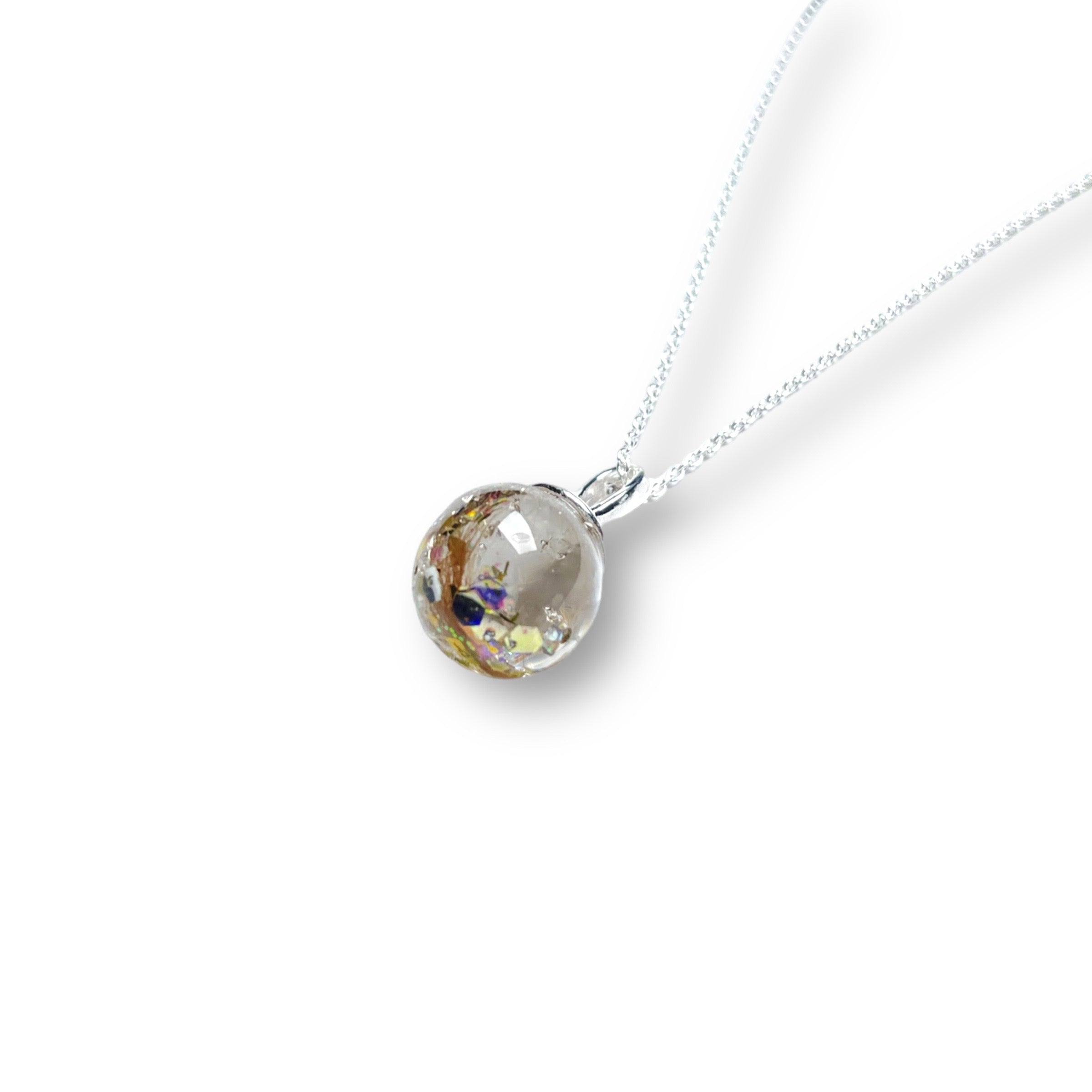 925 Silber/Vergoldeter Perlenanhänger