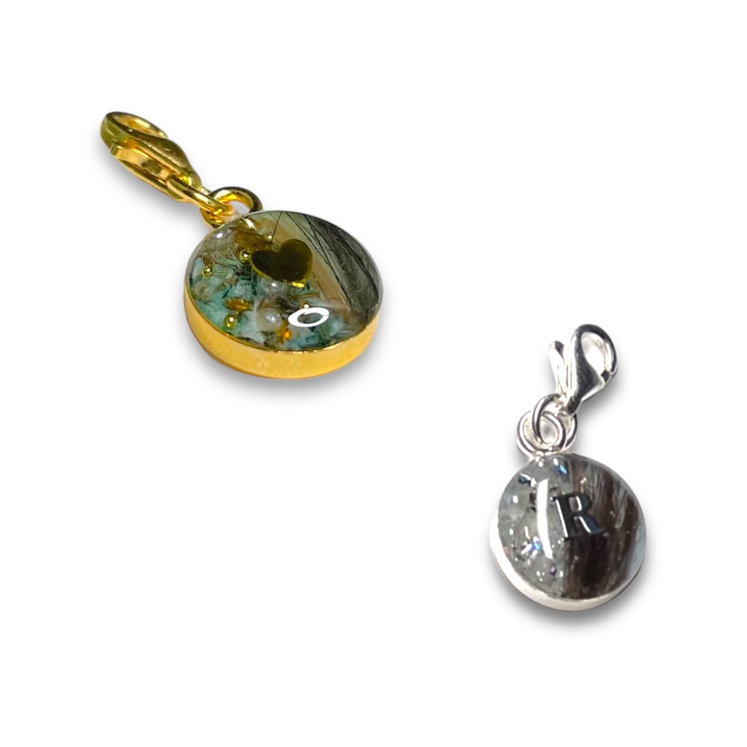 925 Silber Charm mit Karabiner