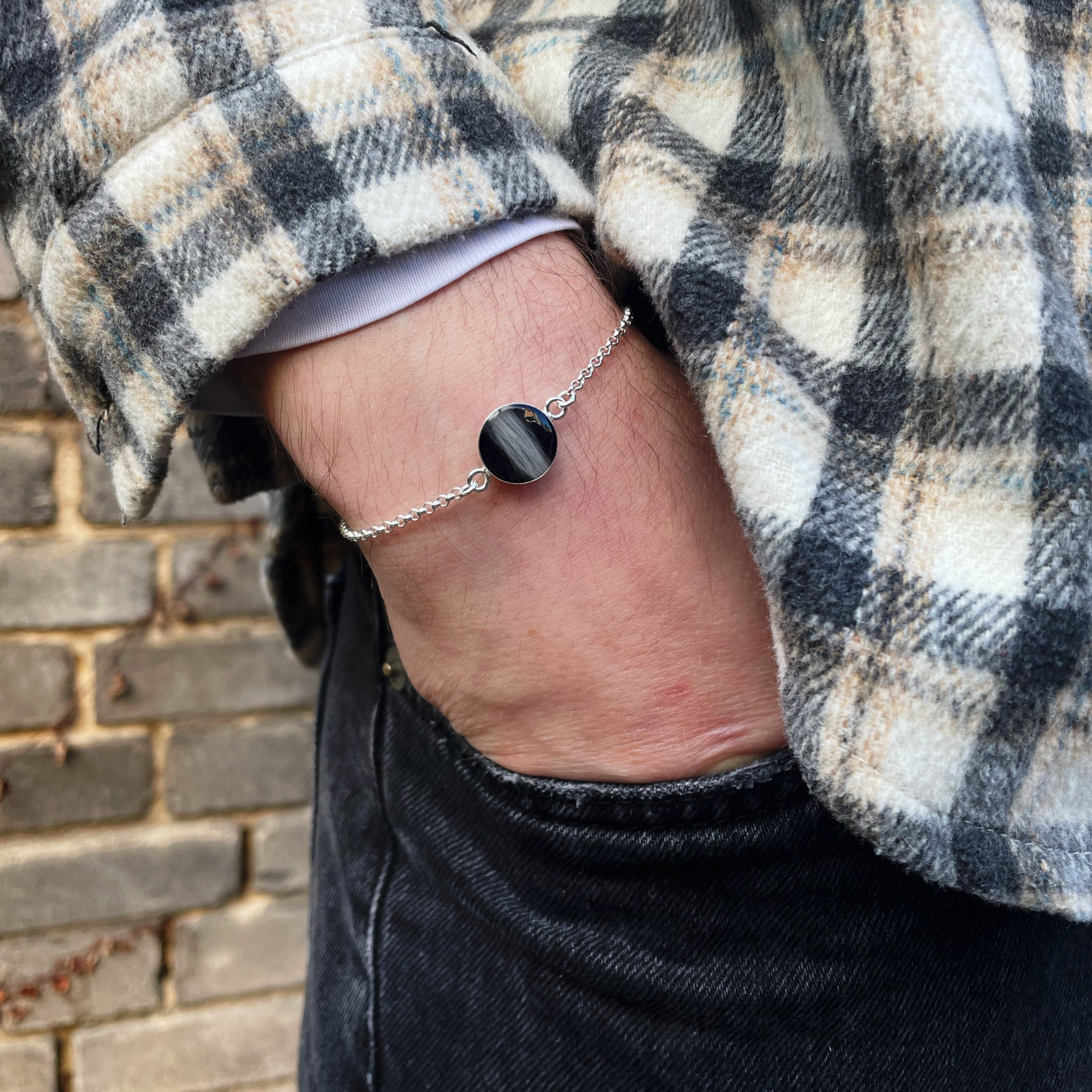 Rolo Armband in 925 Silber