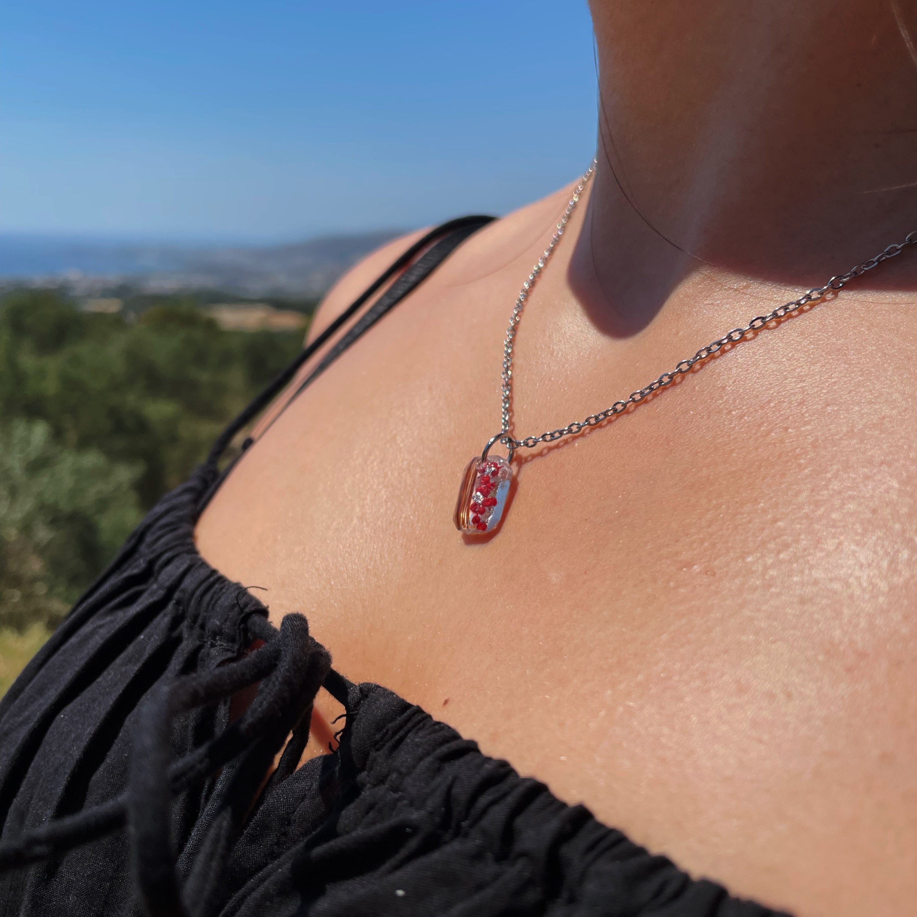 Edelstahl Kette mit Anhänger