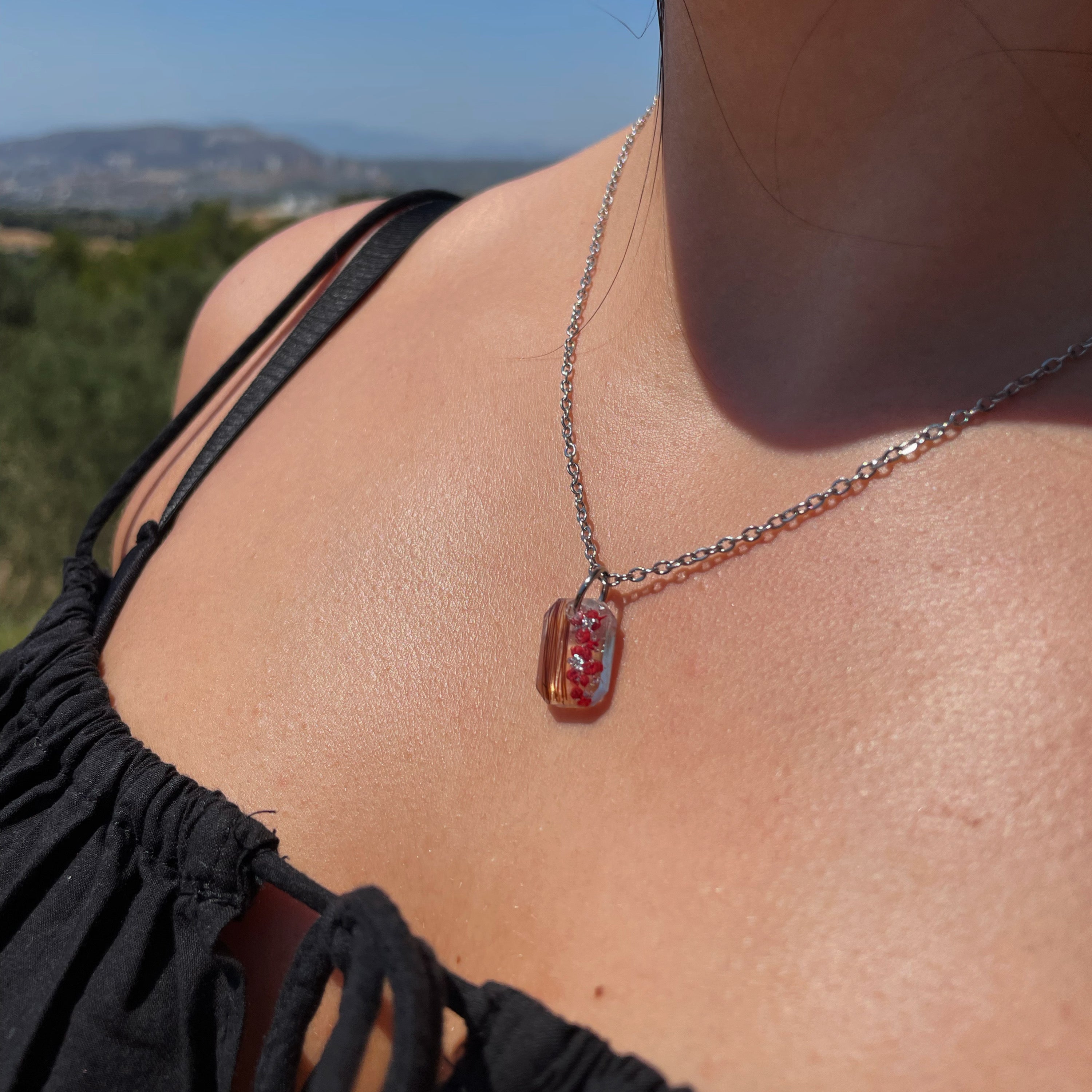 Edelstahl Kette mit Anhänger