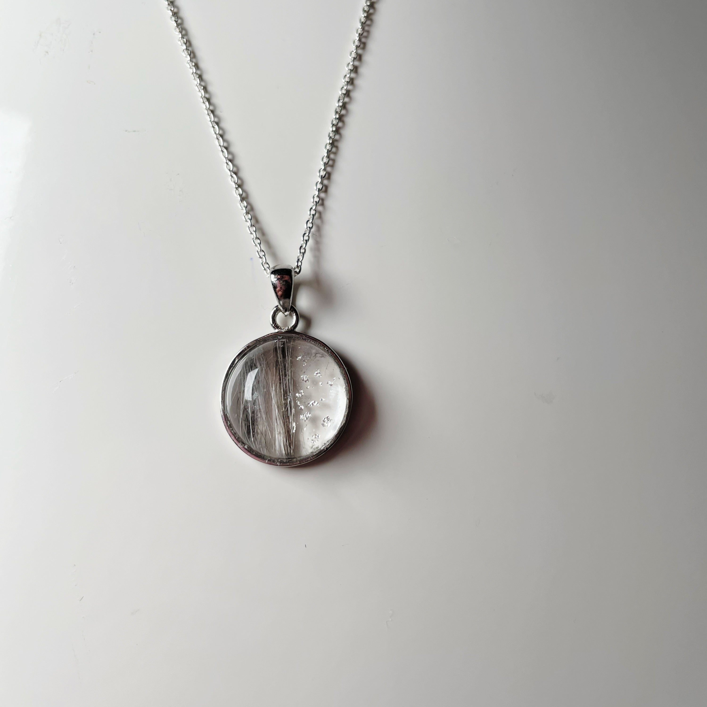 Bergkristall Anhänger 925 Silber