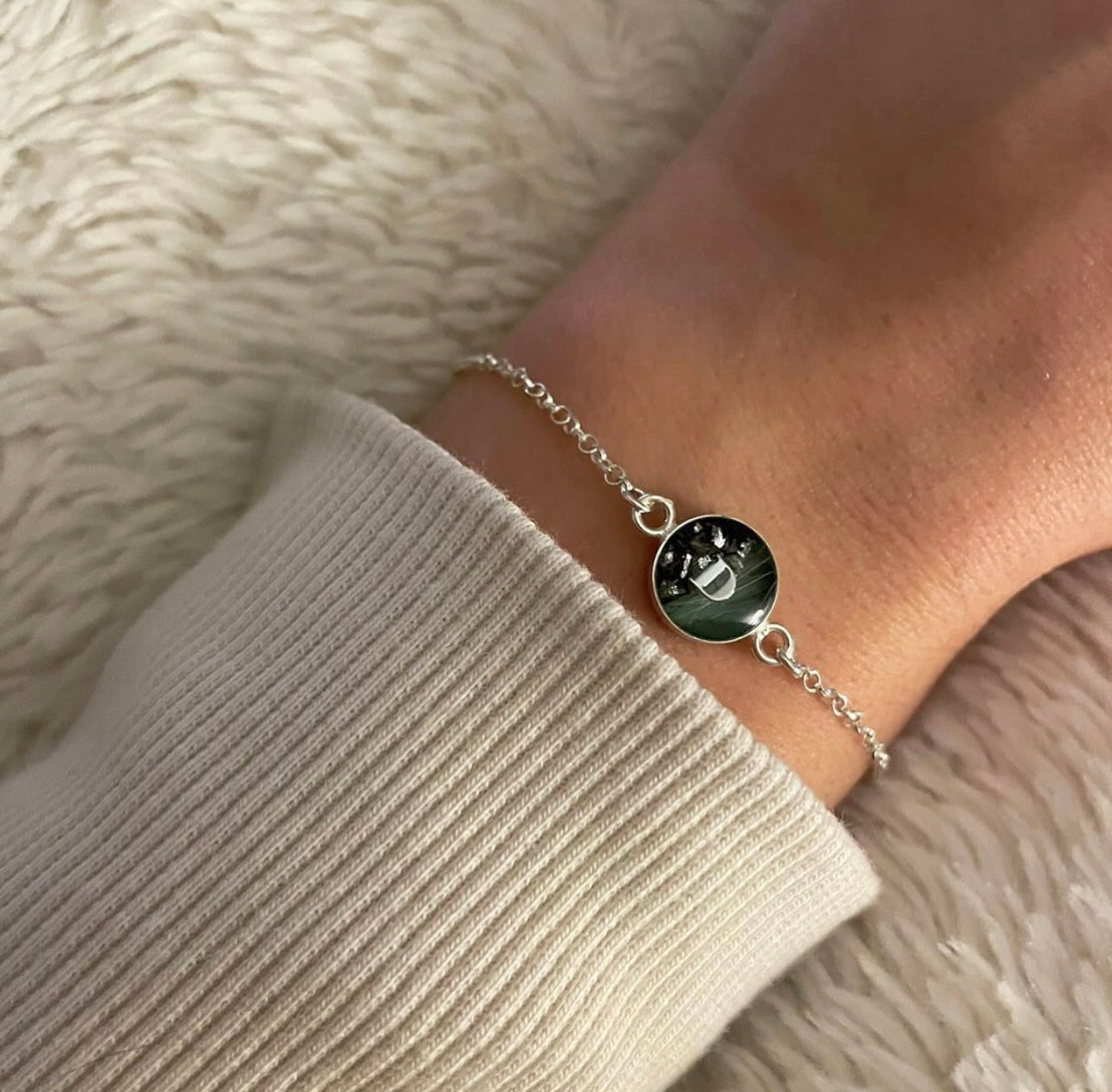 Sterling Silber Armband personalisiert
