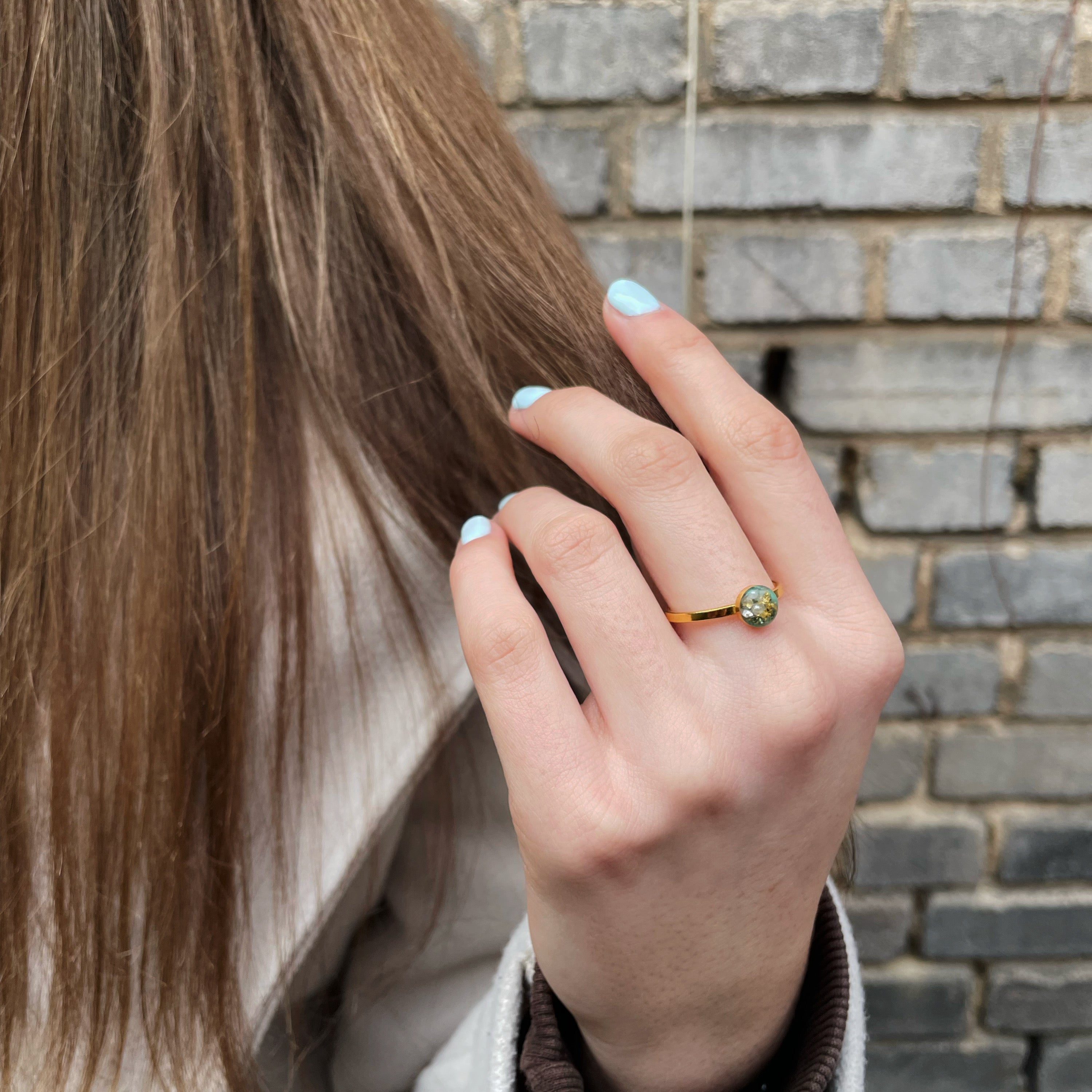 Ring 925 Silber/ Vergoldet