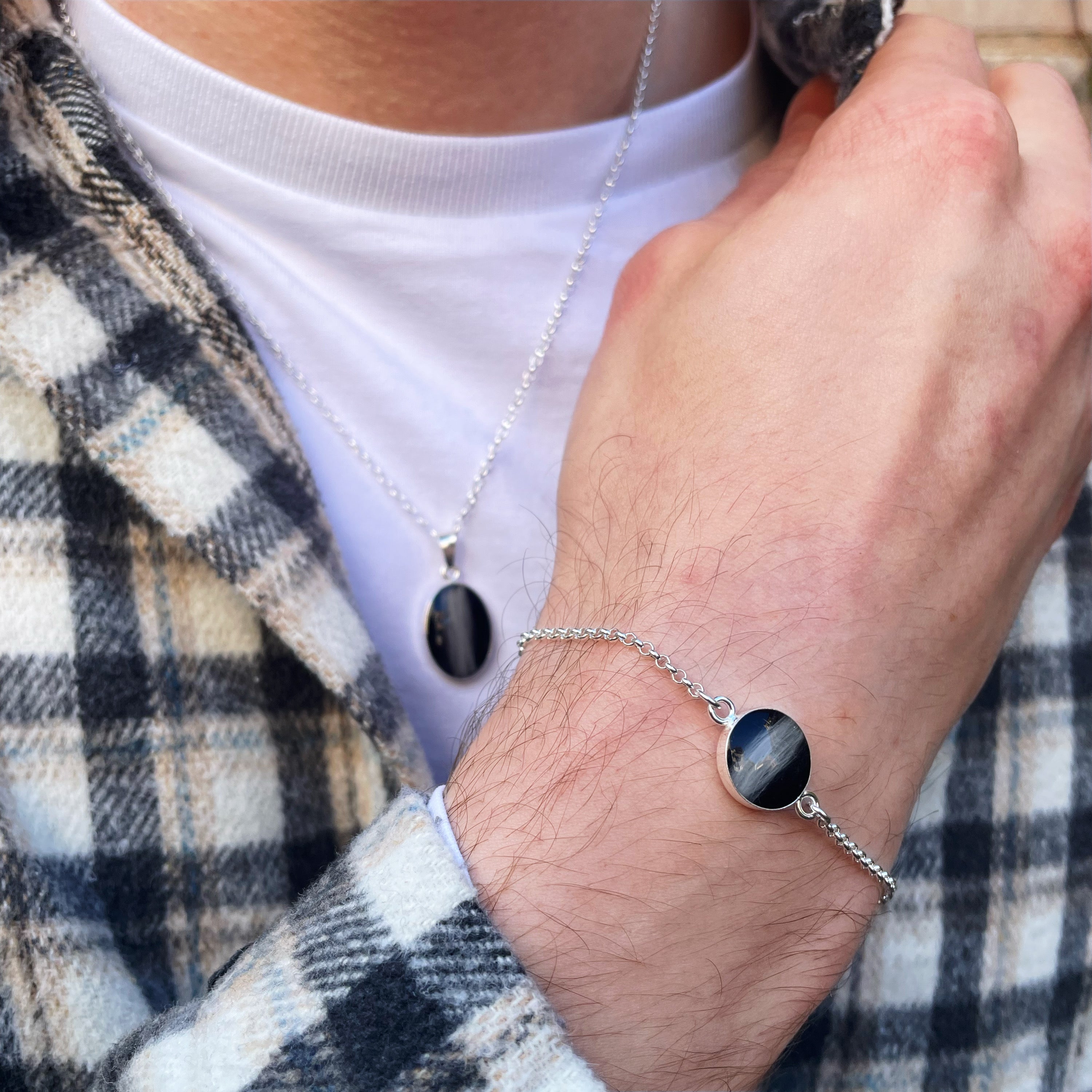 Rolo Armband in 925 Silber