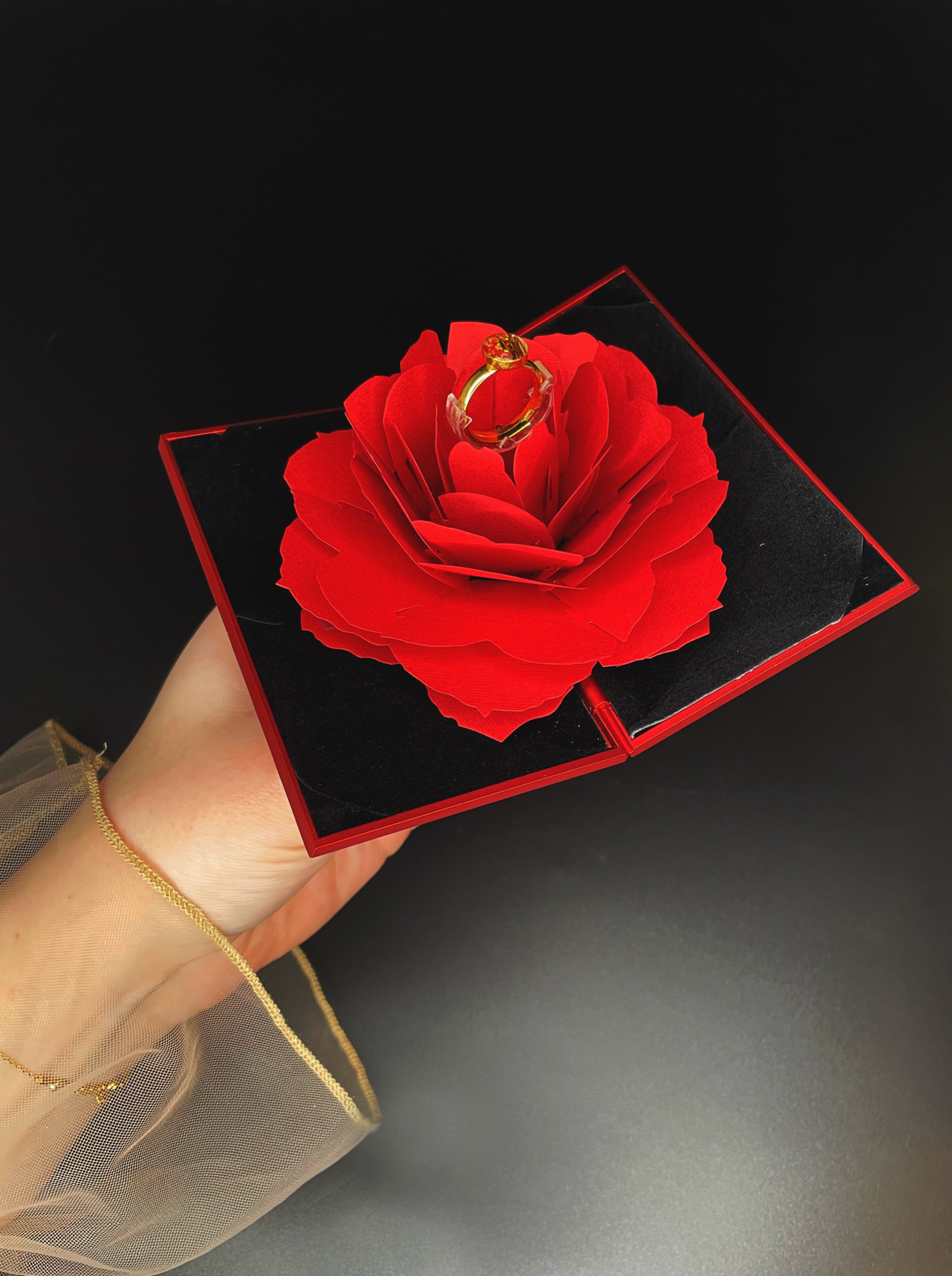 Blumen Ring Box